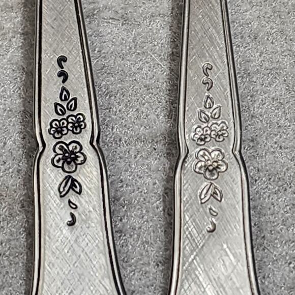 Oneida ASHMORE Stainless Burnished Handles Glossy Place Settings For Four  20pcs - Picture 6 of 8